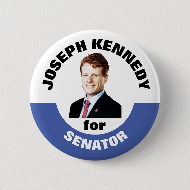 Joseph Kennedy for Senator 6 Cm Round Badge (Front)