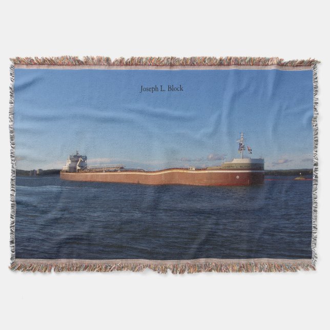 Joseph L. Block throw blanket (Front)