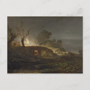 Joseph Mallord William Turner   A Lime Kiln at Coa Postcard