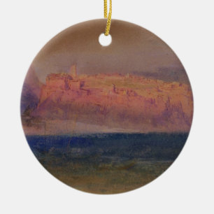 Joseph Mallord William Turner Corsica, (Monaco?) Ceramic Tree Decoration