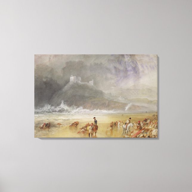 Joseph Mallord William Turner | Criccieth Castle,  Canvas Print (Front)