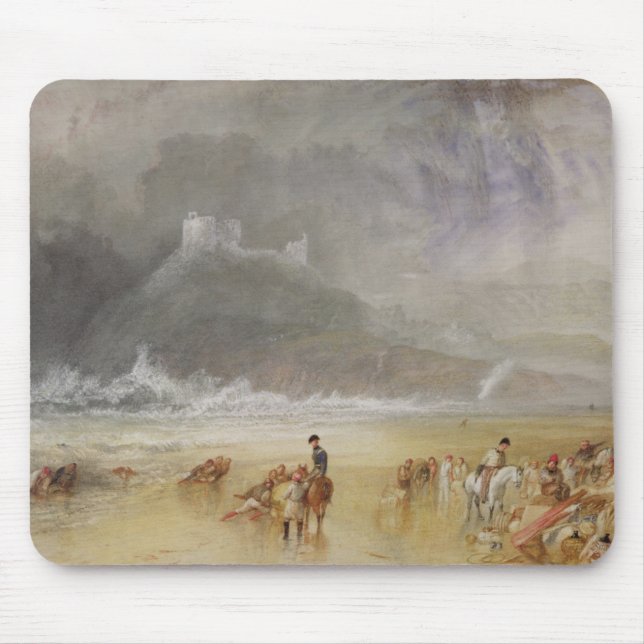 Joseph Mallord William Turner | Criccieth Castle,  Mouse Pad (Front)