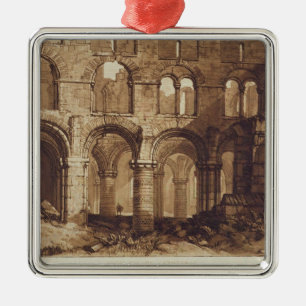 Joseph Mallord William Turner Holy Island Cathed Metal Tree Decoration