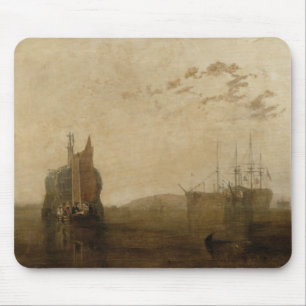 Joseph Mallord William Turner Hulks on the Tamar Mouse Pad