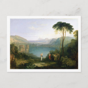 Joseph Mallord William Turner   Lake Avernus: Aene Postcard