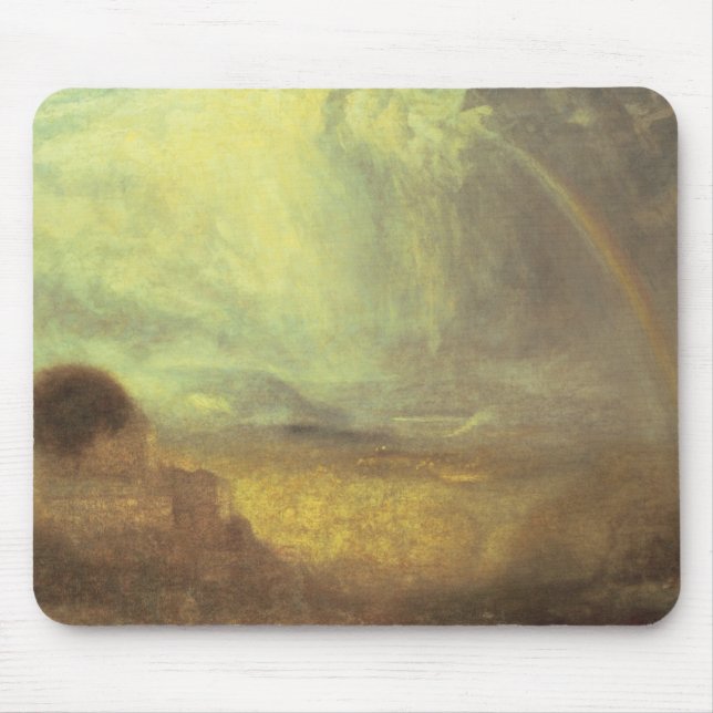Joseph Mallord William Turner | Landscape with a r Mouse Pad (Front)