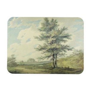Joseph Mallord William Turner Landscape with Tre Magnet
