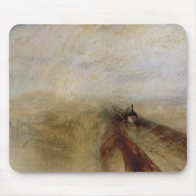 Joseph Mallord William Turner | Rain Steam and Spe Mouse Pad (Front)