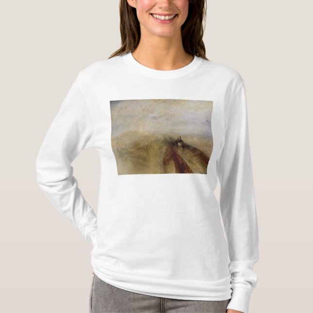 Joseph Mallord William Turner | Rain Steam and Spe T-Shirt (Front)