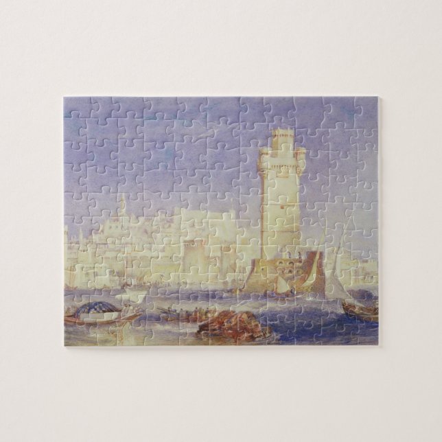 Joseph Mallord William Turner | Rhodes, c.1823-24  Jigsaw Puzzle (Horizontal)