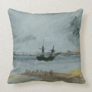 Joseph Mallord William Turner Ship Aground, Brig Cushion
