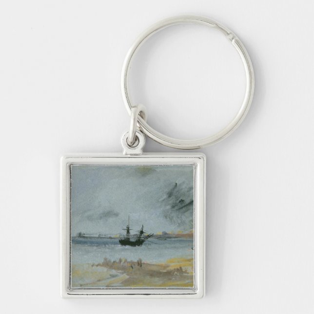 Joseph Mallord William Turner | Ship Aground, Brig Key Ring (Front)