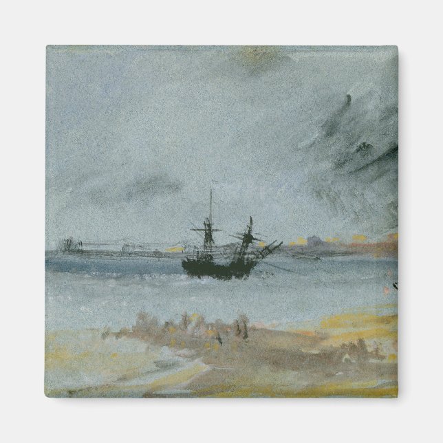 Joseph Mallord William Turner | Ship Aground, Brig Magnet (Front)