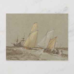 Joseph Mallord William Turner - Shipping Postcard