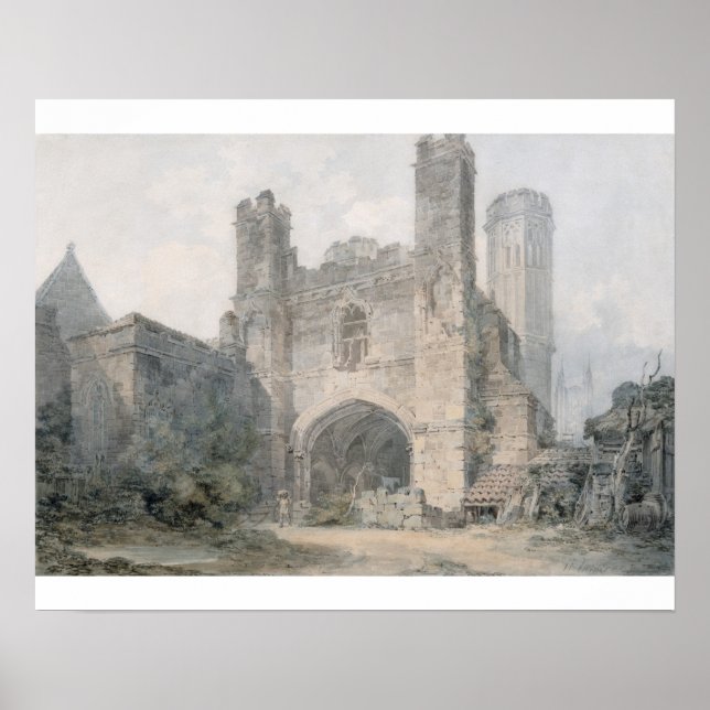 Joseph Mallord William Turner | St. Augustine's Ga Poster (Front)