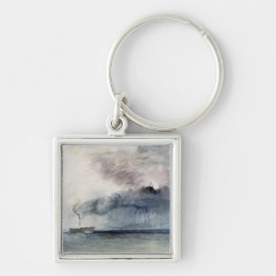 Joseph Mallord William Turner Steamboat in a Sto Key Ring