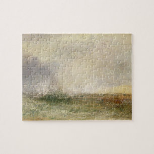Joseph Mallord William Turner Stormy Sea Breakin Jigsaw Puzzle
