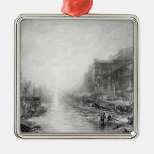 Joseph Mallord William Turner   The Embarkation of Metal Tree Decoration