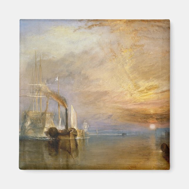 Joseph Mallord William Turner | The Fighting Temer Magnet (Front)