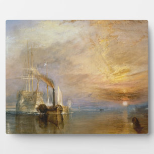 Joseph Mallord William Turner   The Fighting Temer Plaque