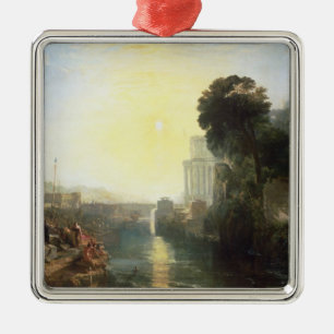 Joseph Mallord William Turner   The Rise of the Ca Metal Tree Decoration