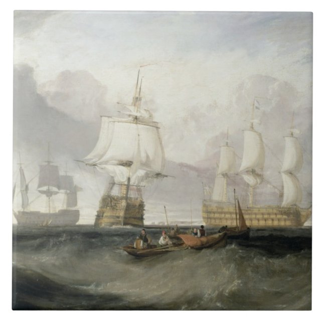 Joseph Mallord William Turner | The 'Victory' Retu Tile (Front)
