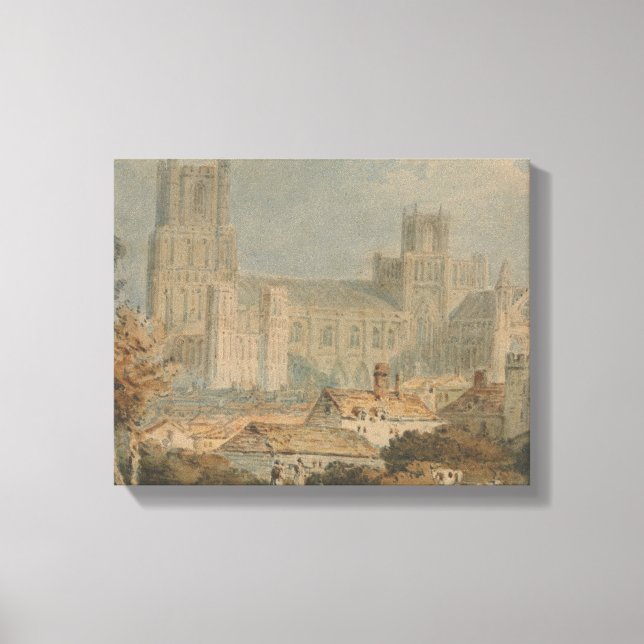 Joseph Mallord William Turner - View of Ely Canvas Print (Front)