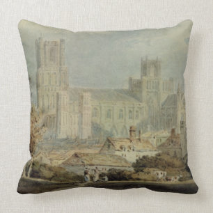 Joseph Mallord William Turner View of Ely Cathed Cushion