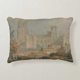 Joseph Mallord William Turner - View of Ely Decorative Cushion