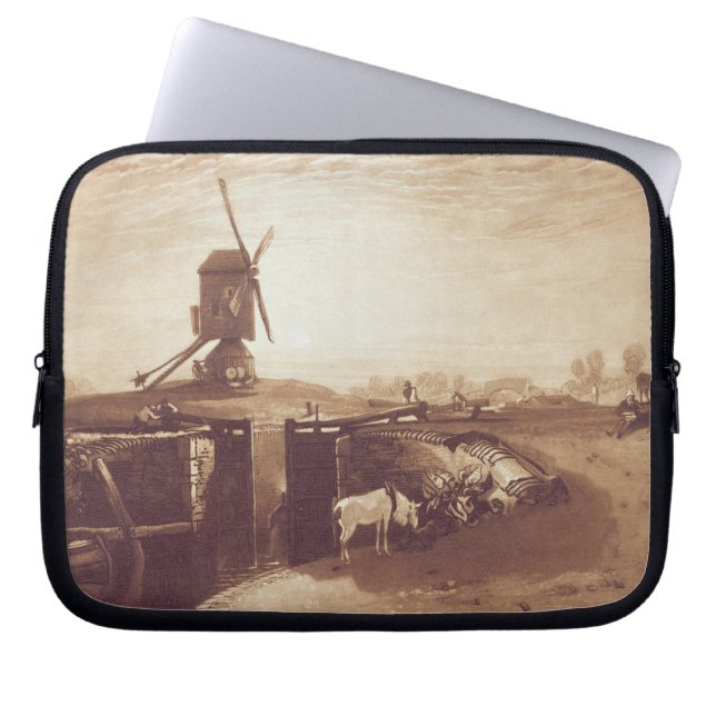 Joseph Mallord William Turner | Windmill and Lock, Laptop Sleeve (Front)