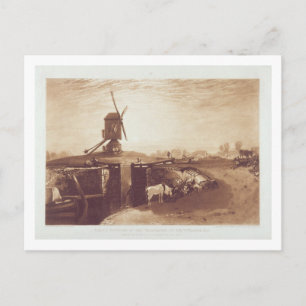 Joseph Mallord William Turner   Windmill and Lock, Postcard