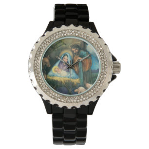 Joseph Mary Jesus Manger Watch