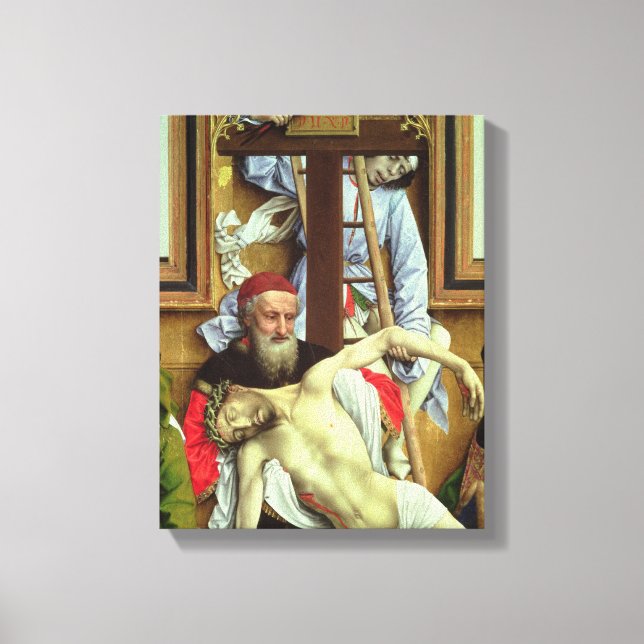Joseph of Arimathea Supporting the Dead Christ Canvas Print (Front)