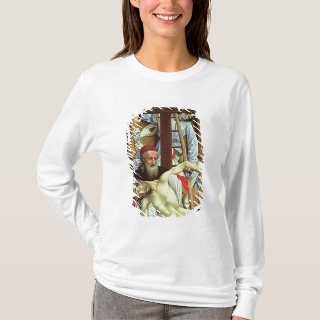 Joseph of Arimathea Supporting the Dead Christ T-Shirt (Front)