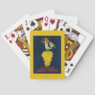 Joseph Perrier Champagne Promotional Poster Playing Cards