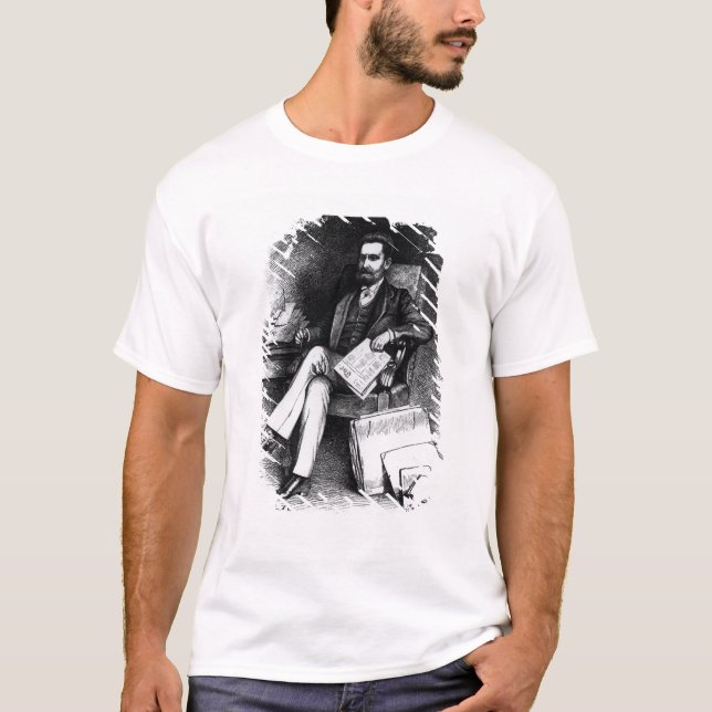 Joseph Pulitzer  from 'The Curio', 1887 T-Shirt (Front)