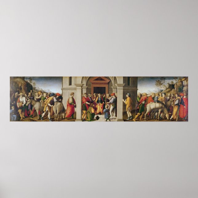 Joseph receives his Brothers, c. 1515 Poster (Front)