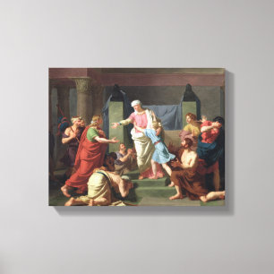 Joseph Recognised by his Brothers, 1789 Canvas Print