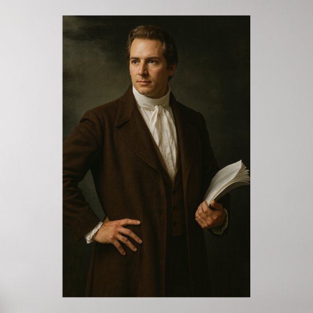 Joseph Smith Photographic Rendition™ #1 LDS Art Poster (Front)