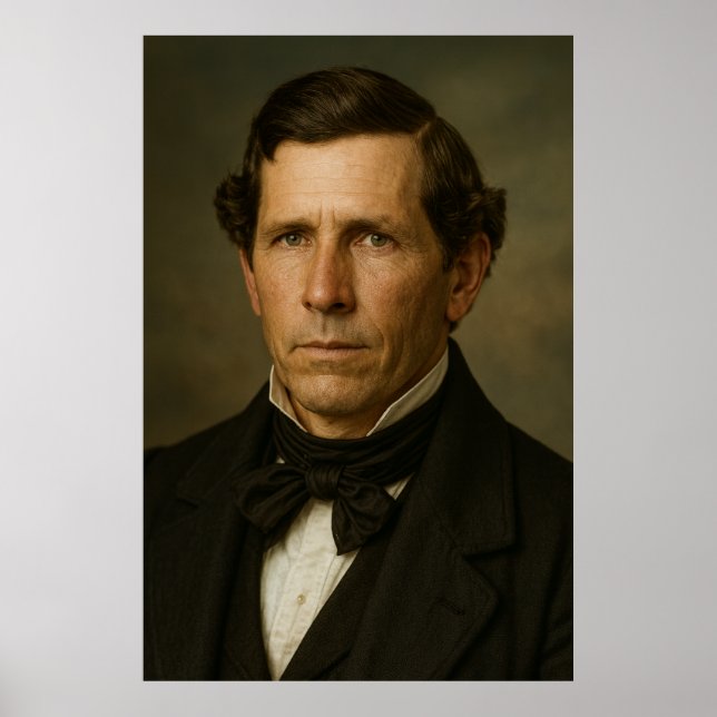 Joseph Smith Photographic Rendition™ #4 LDS Art Poster (Front)