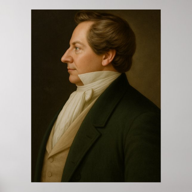 Joseph Smith Photographic Rendition™ #6 LDS Art Poster (Front)