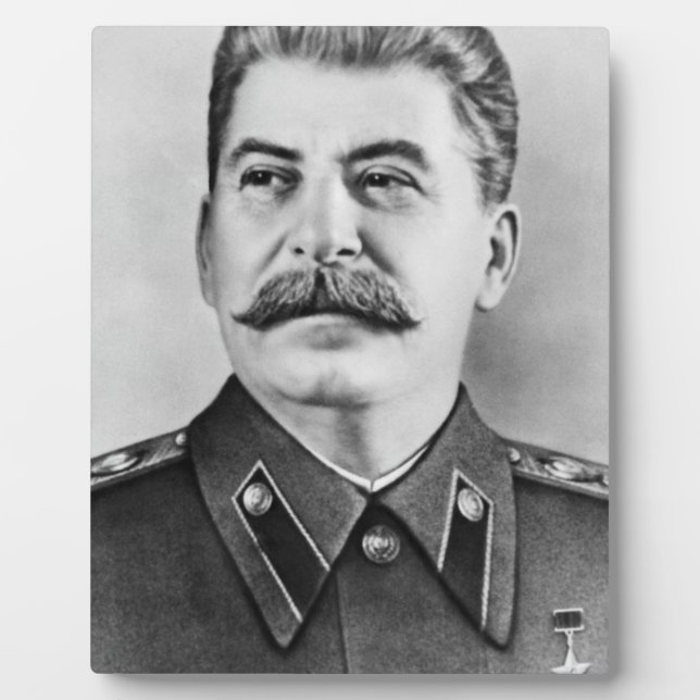 Joseph Stalin Photograph Plaque (Front)