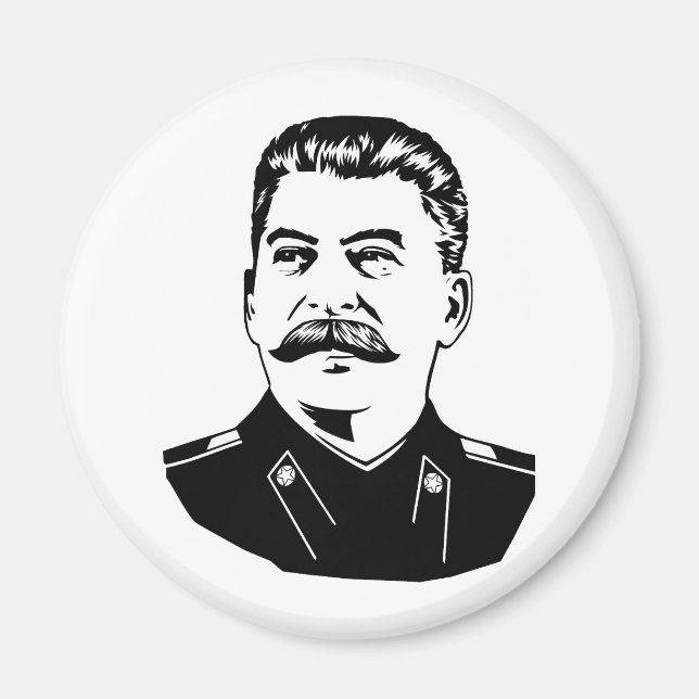 Joseph Stalin Portrait Magnet (Front)