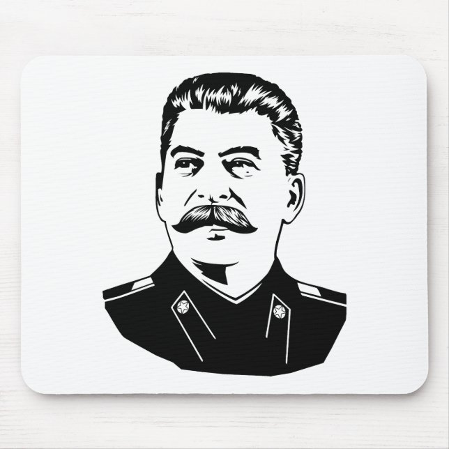 Joseph Stalin Portrait Mouse Pad (Front)