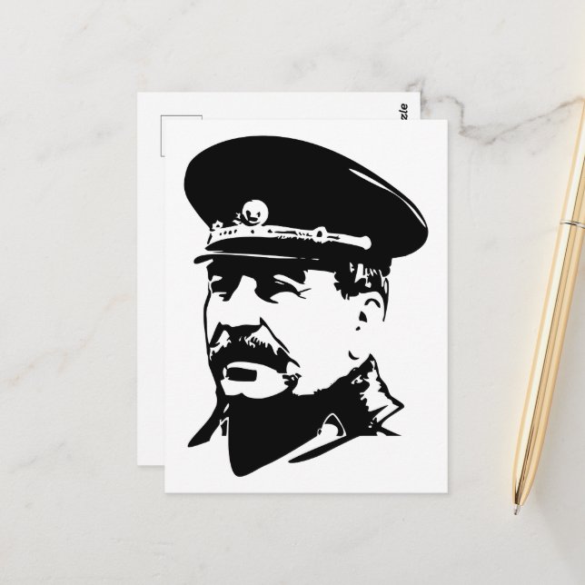Joseph Stalin, USSR, CCCP, Soviet Union, Communism Postcard (Front/Back In Situ)