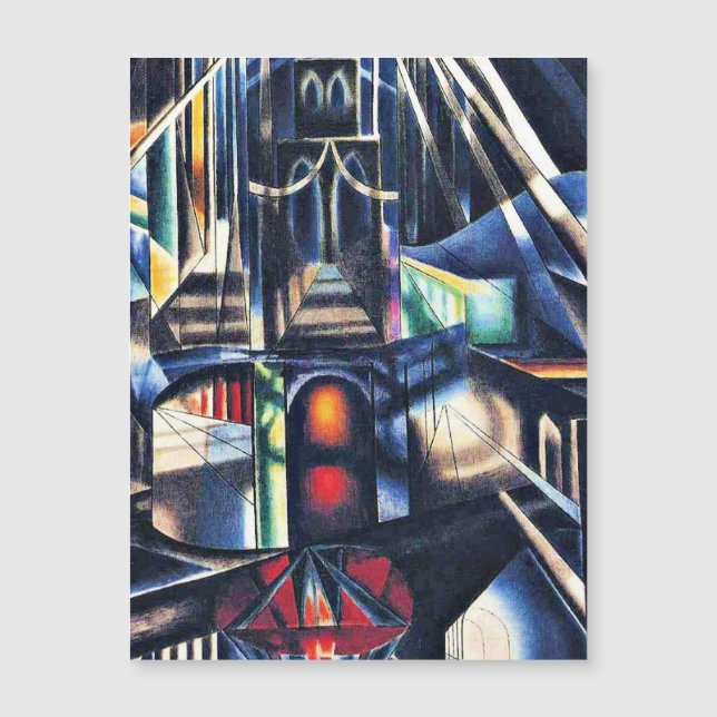 Joseph Stella - Old Brooklyn Bridge (Front)