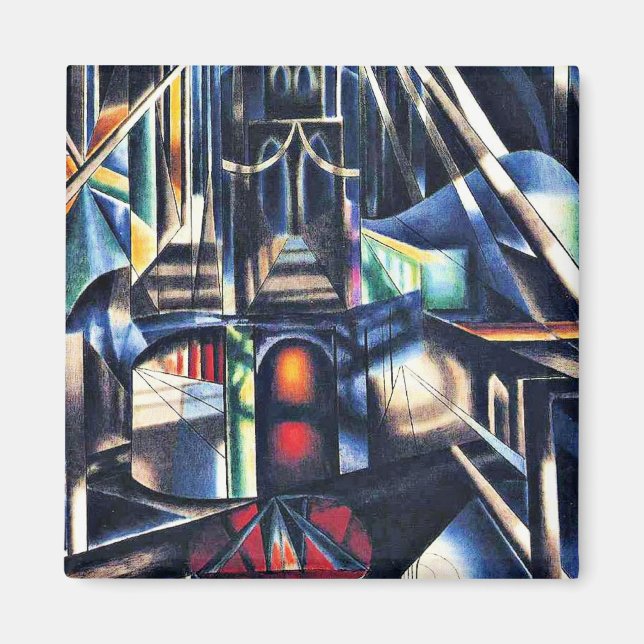 Joseph Stella - Old Brooklyn Bridge Magnet (Front)