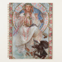 Josephine Crane Bradley as Lavia by Alphonse Mucha