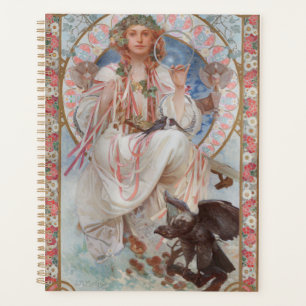 Josephine Crane Bradley as Lavia by Alphonse Mucha Planner