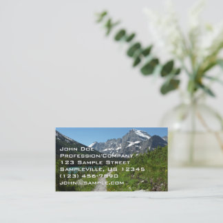 Josephine Lake Trail with Mount Guild at Glacier Business Card